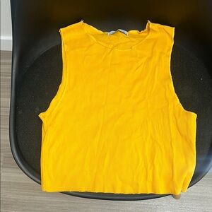 Yellow Sleeveless Women's Top